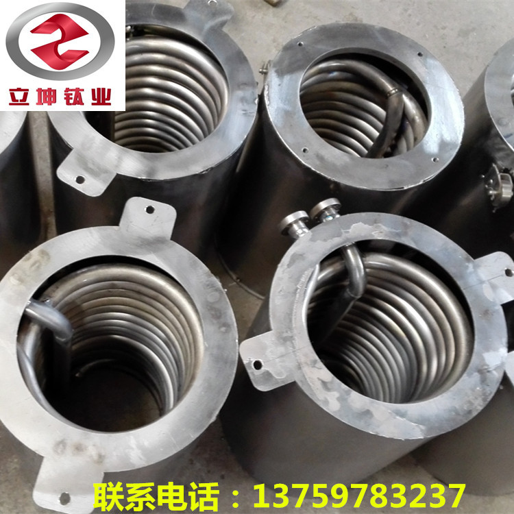 鈦盤管 鈦冷卻盤管 鈦加熱管 鈦材非標化工設備