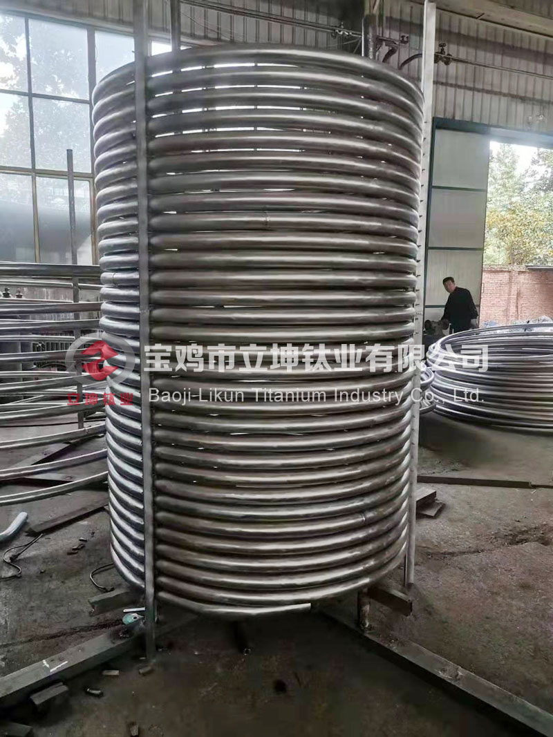 TA1鈦盤管 TA2雙層鈦盤管 蛇形鈦盤管 鈦方形盤管